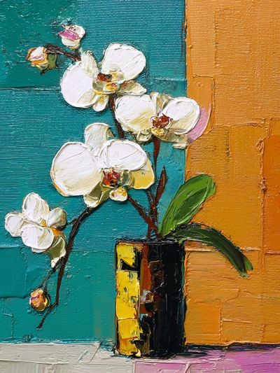 Orchid Still Life — Fine Art Print. poster print