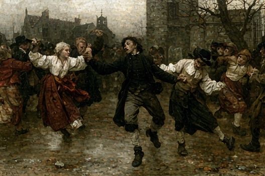 Village Dance — Fine-Art Print. poster — fine-art art