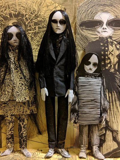 Surreal Doll Figures Fine-Art Poster.