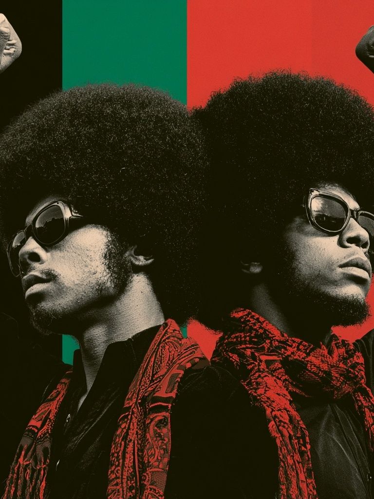 Afro Power Portrait Poster. poster — fine-art art