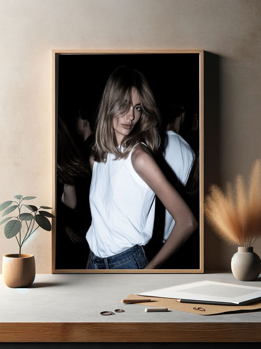 Fashion Portrait Photography Poster. — room view 2