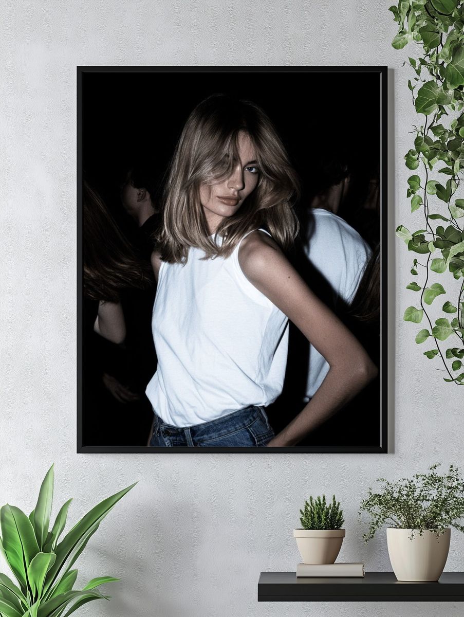 Fashion Portrait Photography Poster. — room view 4