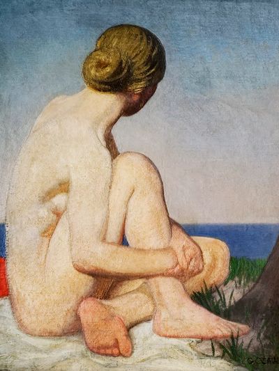 Nude Woman by the Sea