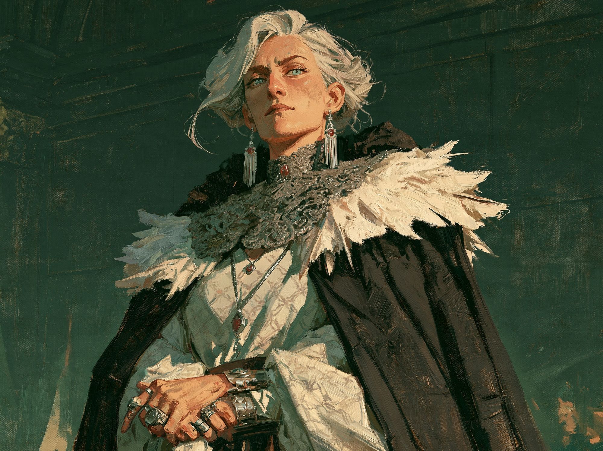 Regal Portrait Fine-Art Poster. poster — fine-art art