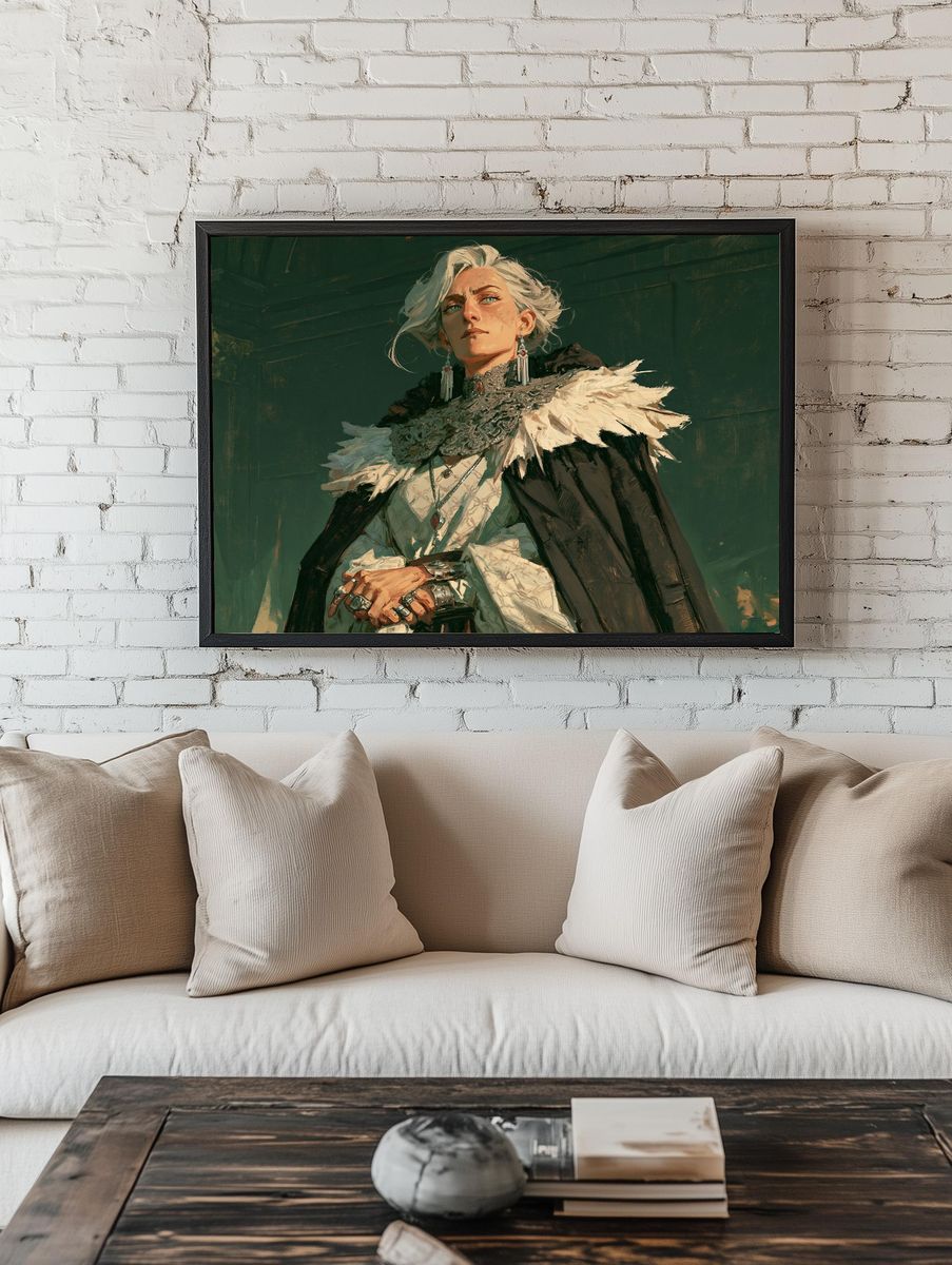 Regal Portrait Fine-Art Poster. room preview