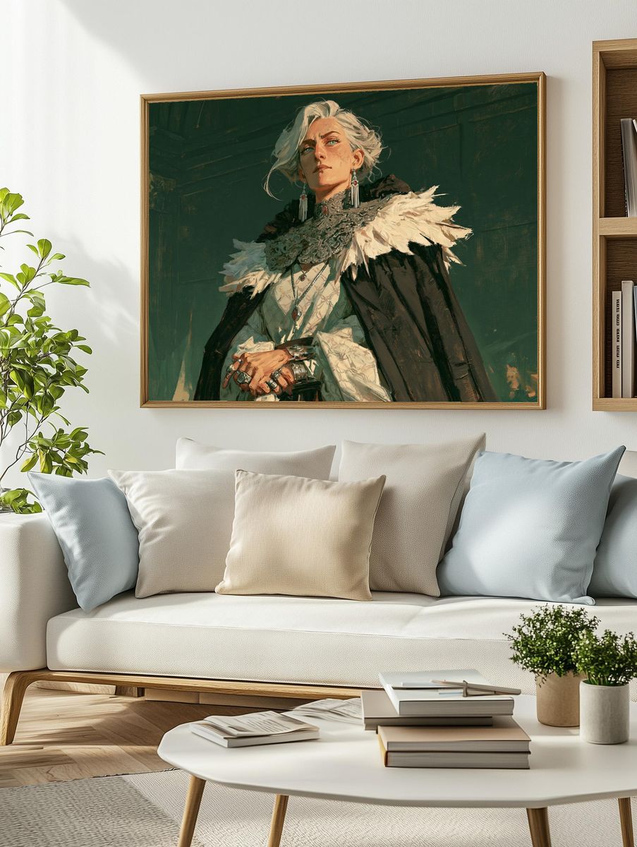 Regal Portrait Fine-Art Poster. — room view 2
