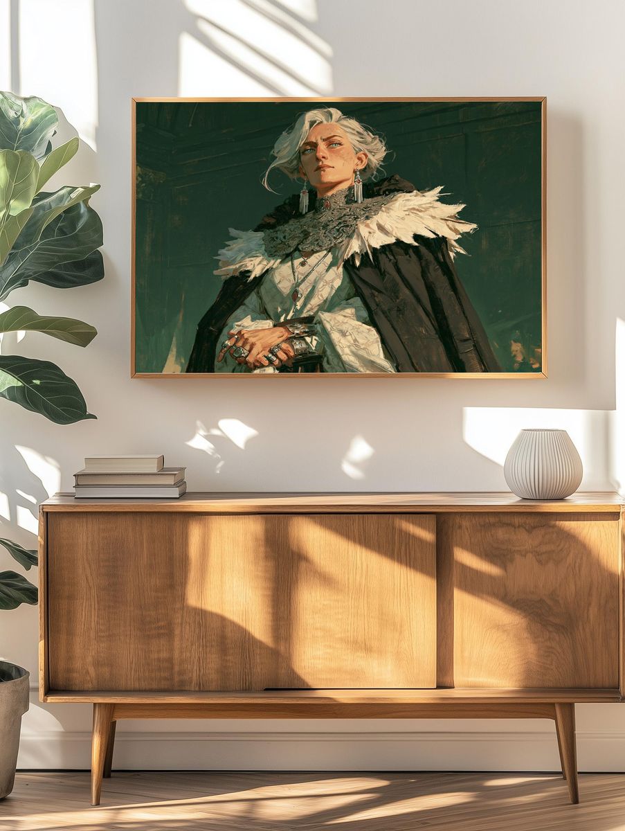 Regal Portrait Fine-Art Poster. — room view 3