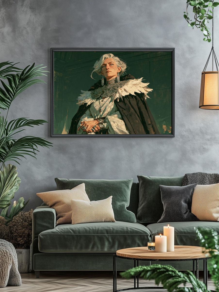 Regal Portrait Fine-Art Poster. — room view 4