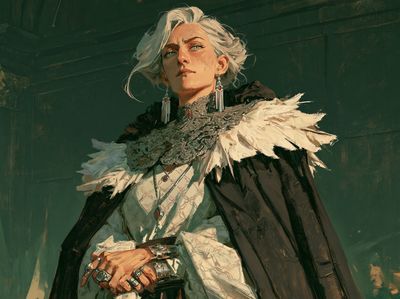 Regal Portrait Fine-Art Poster. poster