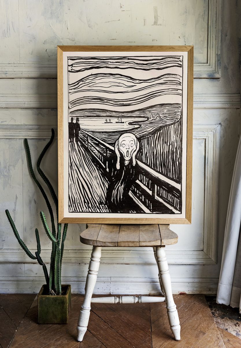The Scream — Fine Art Print room preview