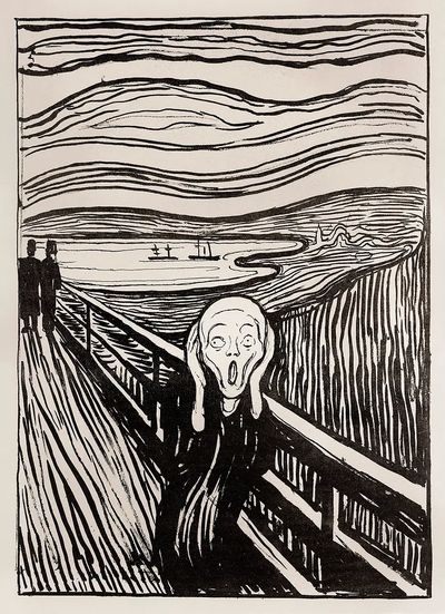 The Scream — Fine Art Print. poster print