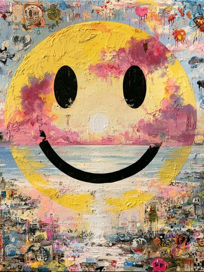 Smiley Pop Art Poster. poster print