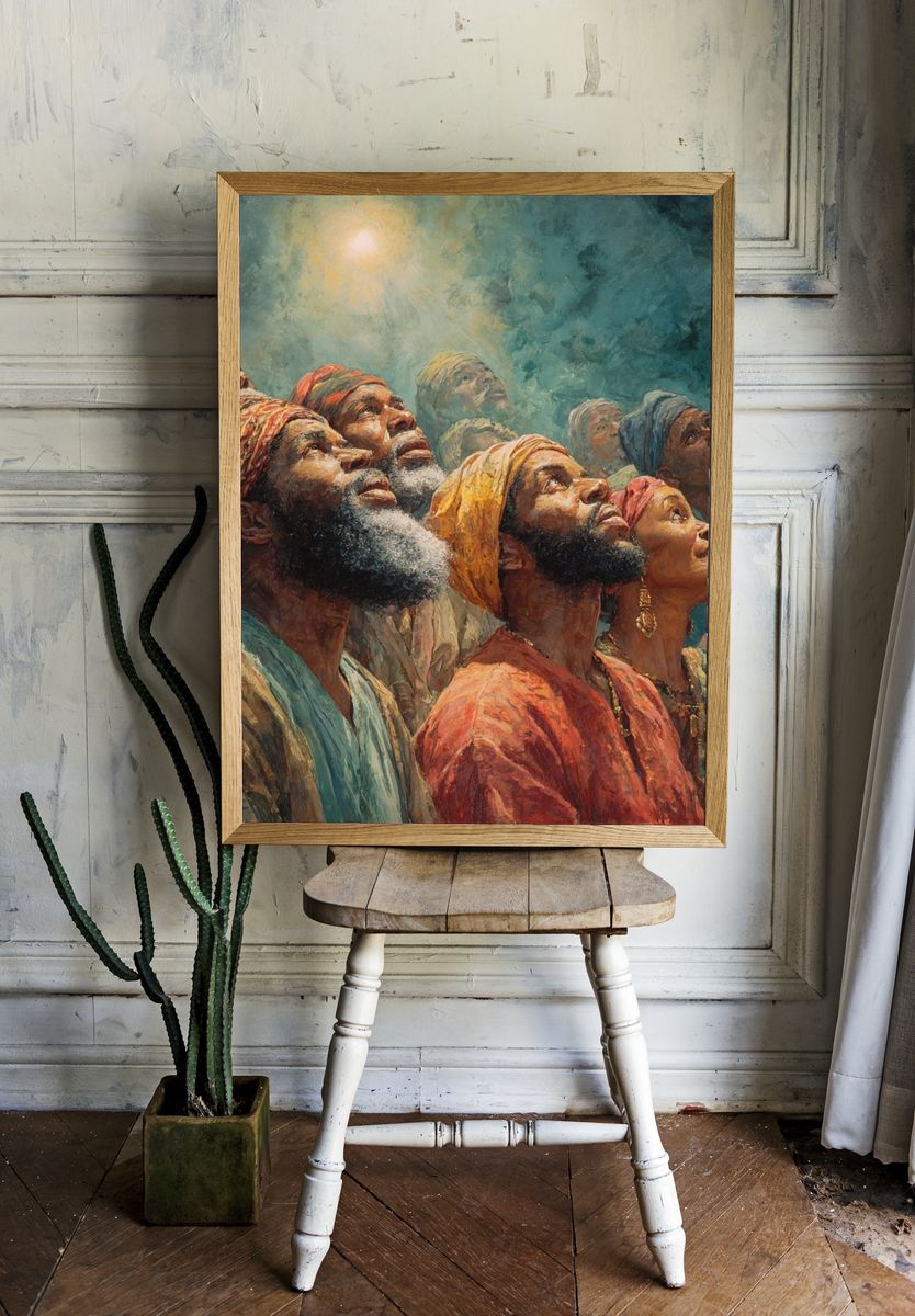 Hopeful Souls — Fine Art Print. room preview