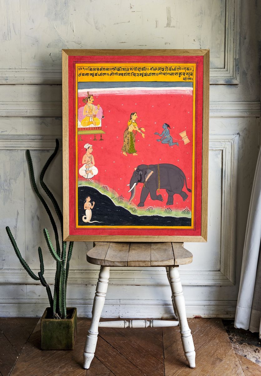 Mythological Scene — Fine Art Print. room preview