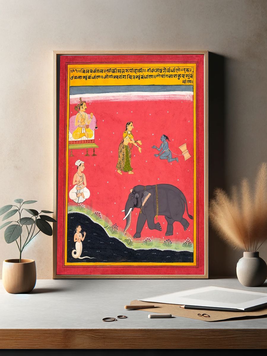 Mythological Scene — Fine Art Print. — room view 2