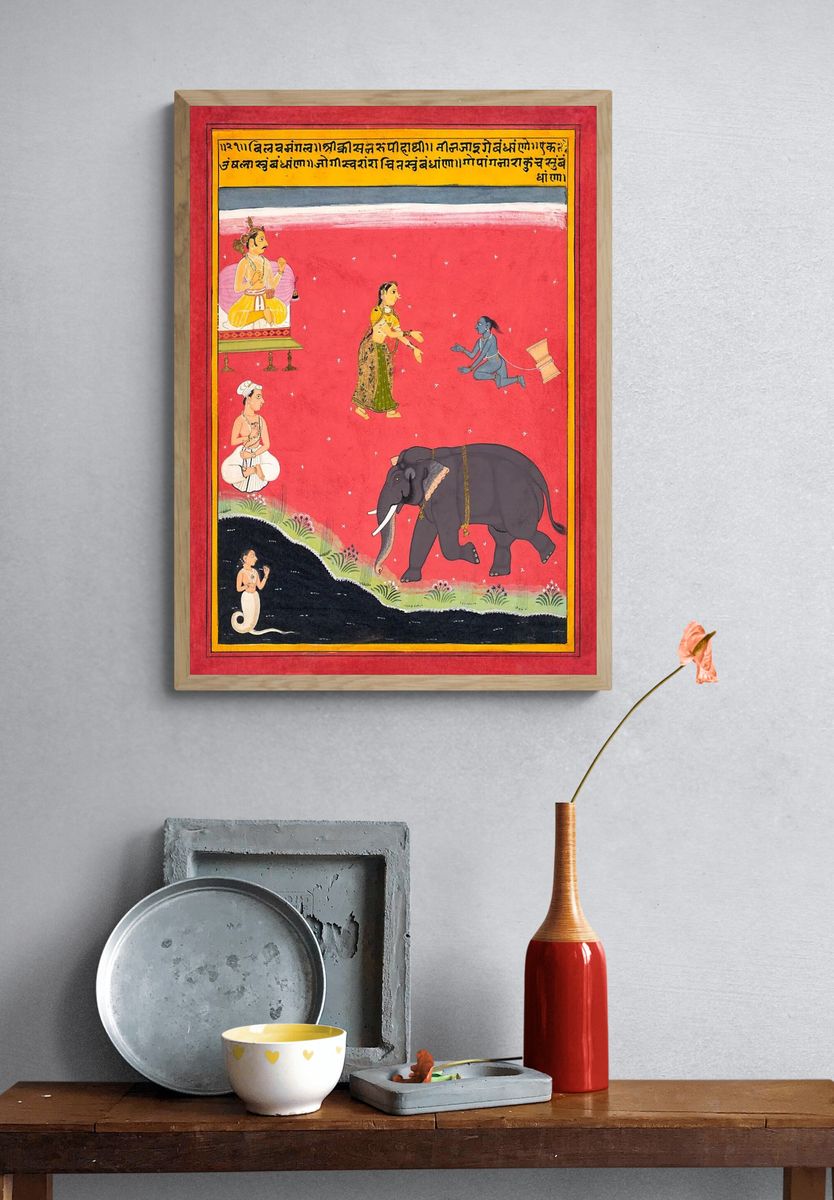 Mythological Scene — Fine Art Print. — room view 3