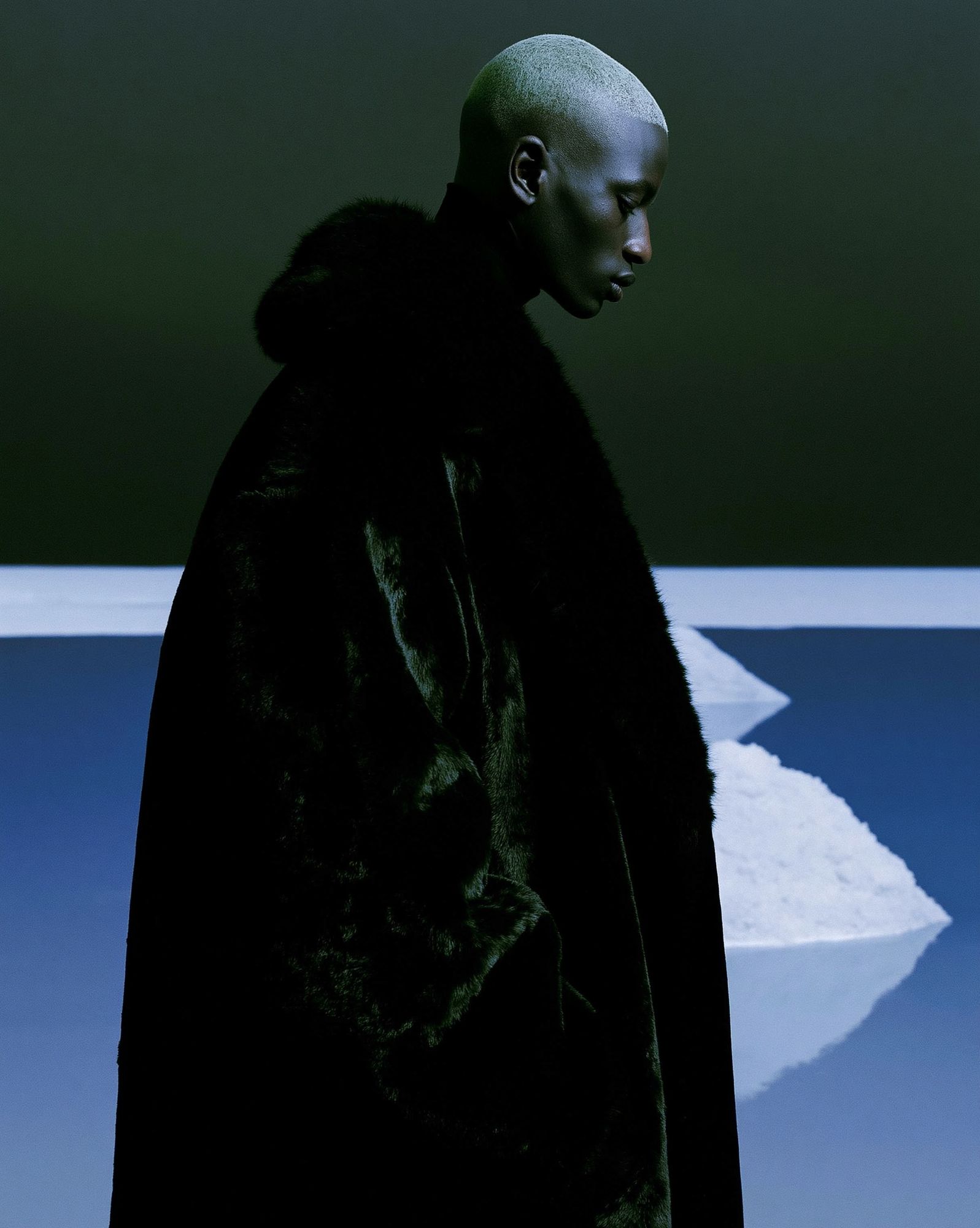 Moody Fashion Portrait Print. poster detail