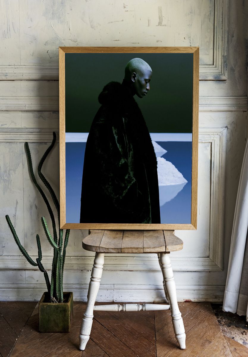 Moody Fashion Portrait Print. — room view 1
