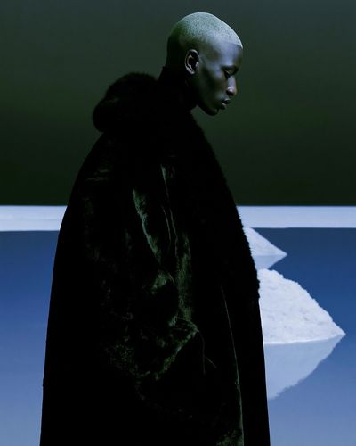 Moody Fashion Portrait Print. poster