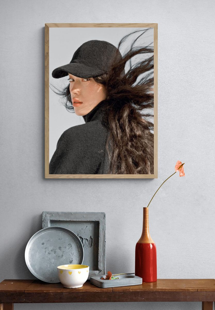 Fashion Portrait Photography Poster. — room view 3