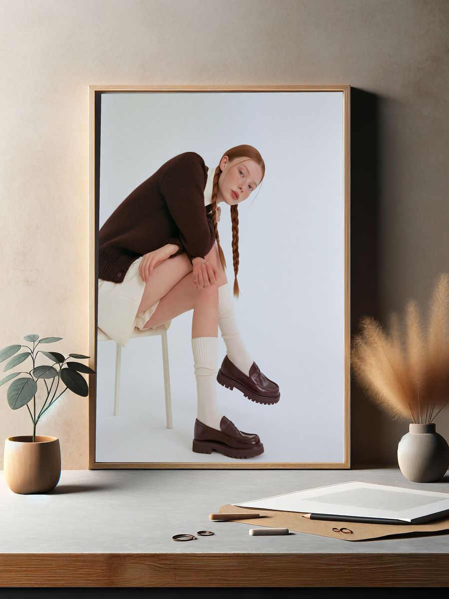 Fashion Portrait Photography Poster. — room view 2
