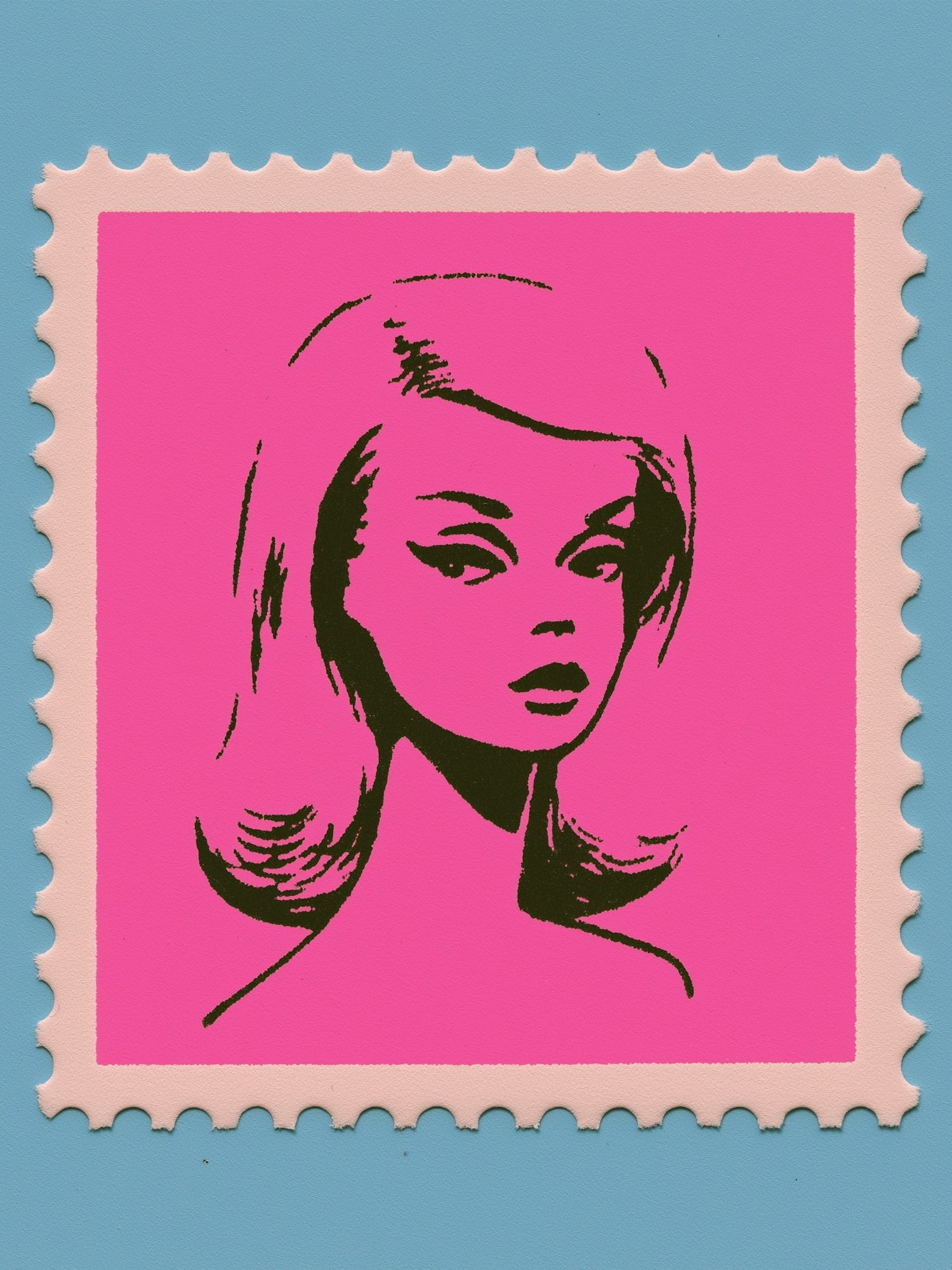 Pop Art Woman Portrait Poster. poster — fine-art art