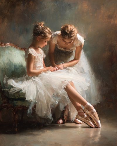 Ballerina Study Fine-Art Poster. poster print