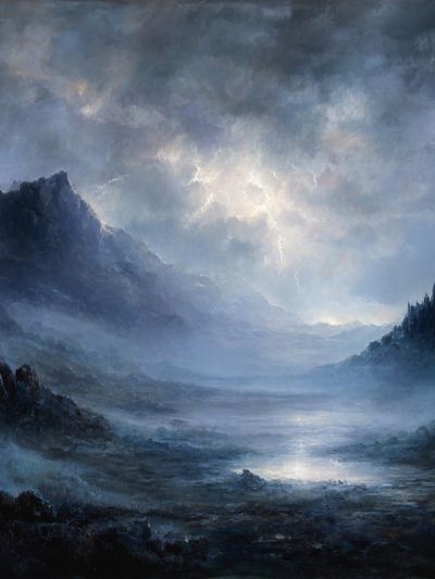 Mysterious Landscape — Fine Art Print. poster