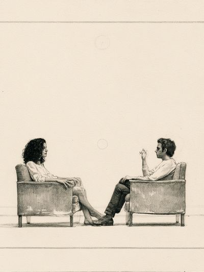 Quiet Conversation Fine-Art Print.