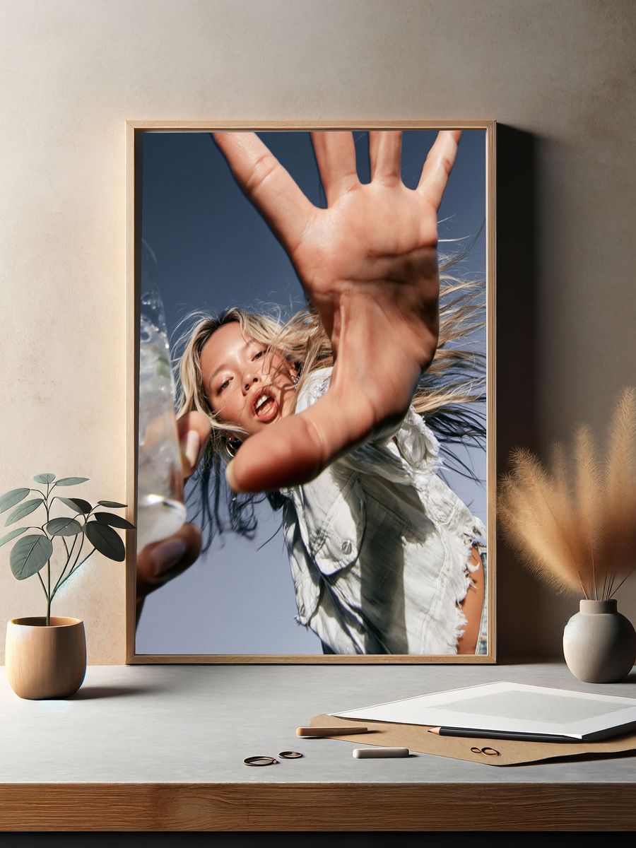 Dynamic Fashion Portrait Poster. — room view 2