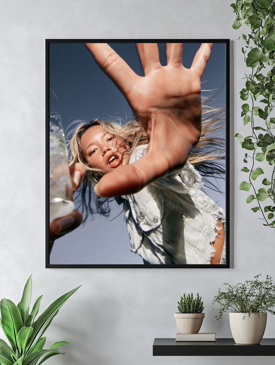 Dynamic Fashion Portrait Poster. — room view 4