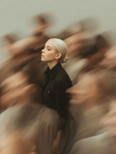 Ethereal Portrait in Motion