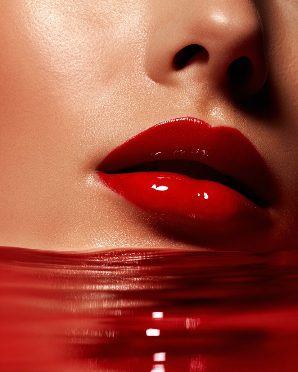 Red Lips — Fashion Photography Print. poster detail