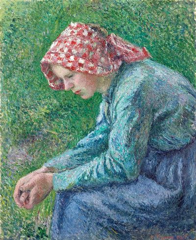 Contemplative Woman — Fine Art Print. poster print