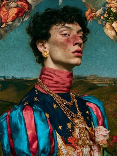 Baroque Portrait Fine-Art Print. poster