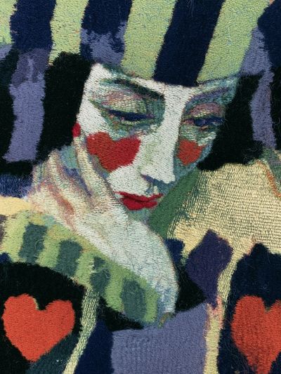 Harlequin Portrait Fine-Art Poster. poster
