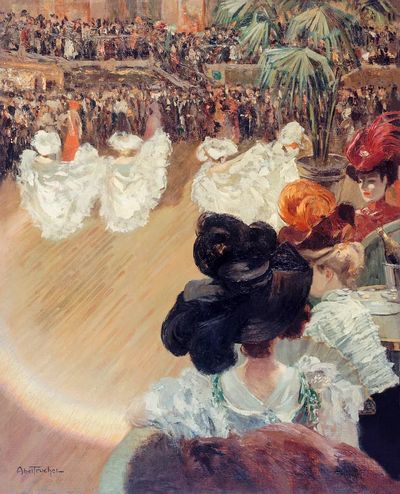 Elegant Ball at the Opera — Fine Art Print. poster print