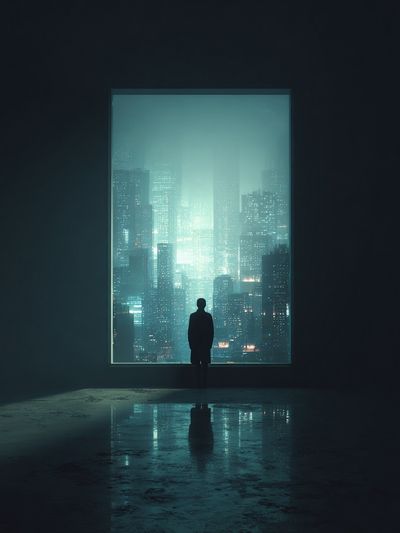 Urban Dreamscape — Fine Art Print. poster