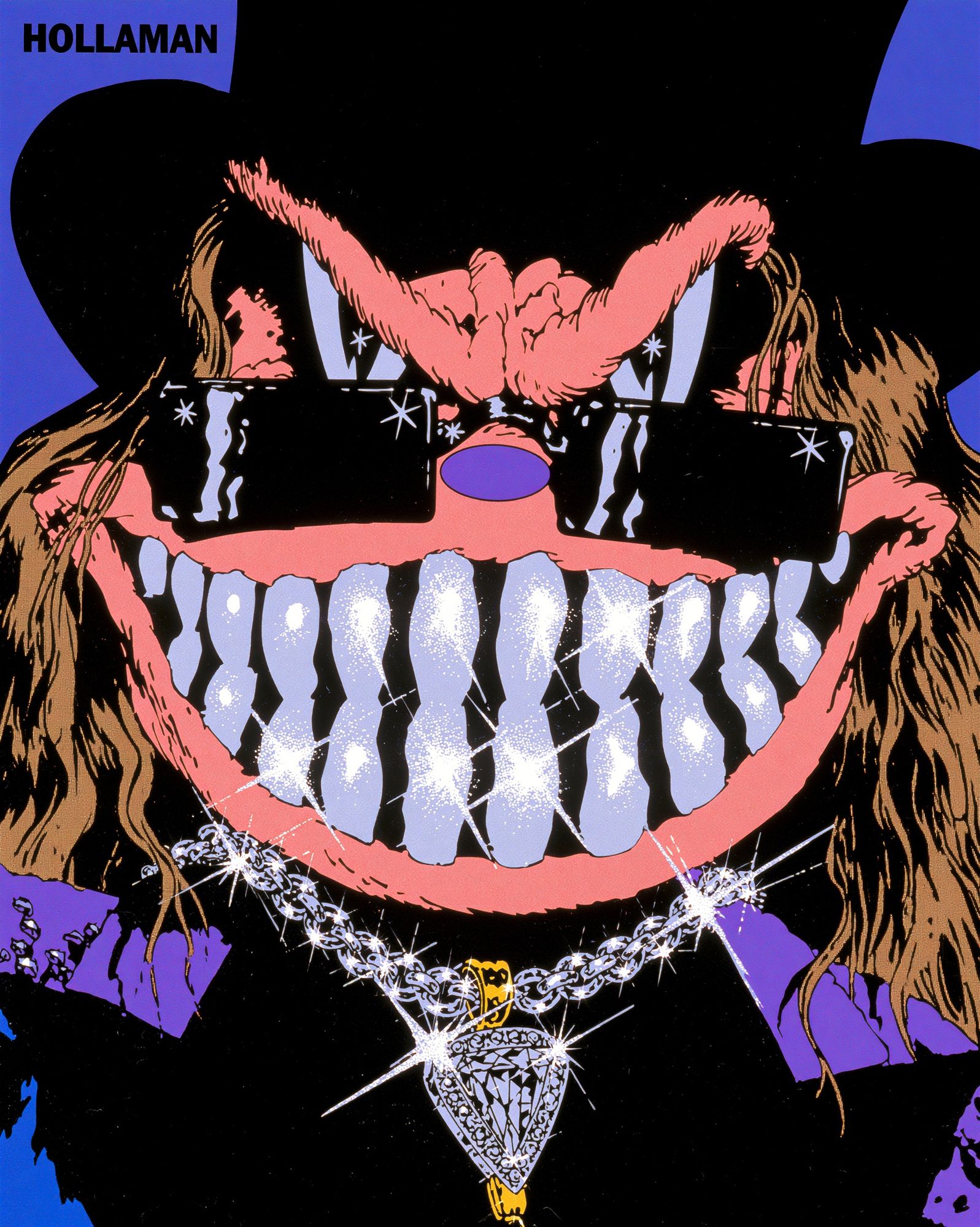 Hollaman Pop-Art Portrait Poster. poster detail