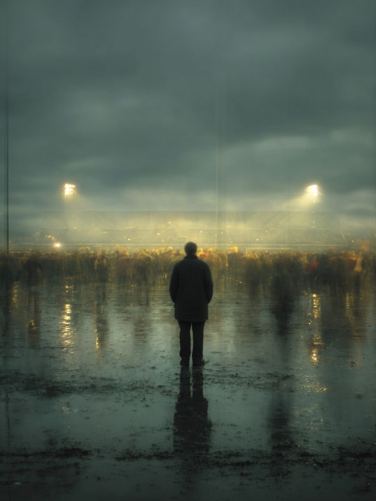 Lonely Spectator — Fine Art Print. poster detail