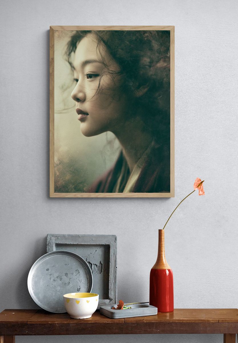 Dreamy Portrait Fine-Art Poster. — room view 3