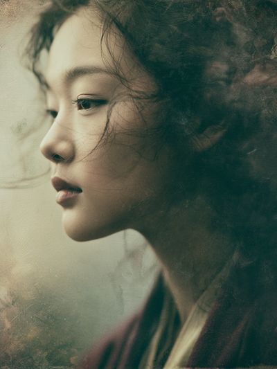 Dreamy Portrait Fine-Art Poster.