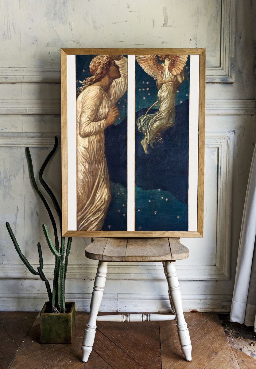 Cupid Flying away Psyche (1881). — room view 1