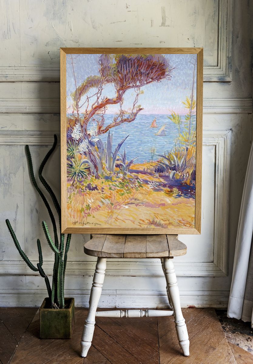 Coastal Landscape — Fine Art Print. room preview