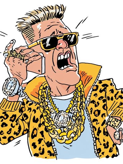 Leopard Jacket Pop Art Poster. poster