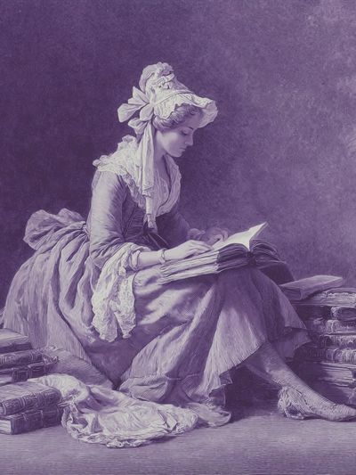 Victorian Reader — Fine-Art Print. poster print
