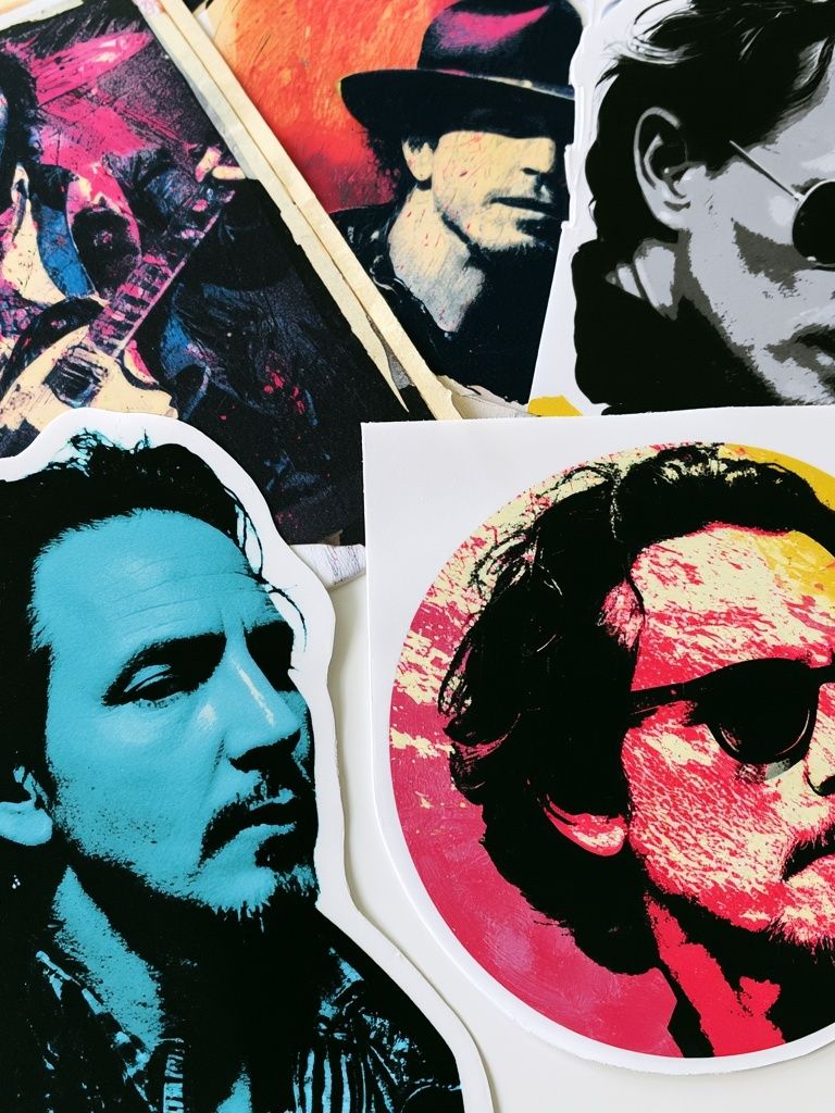 Pop Art Music Icons Poster. poster — fine-art art