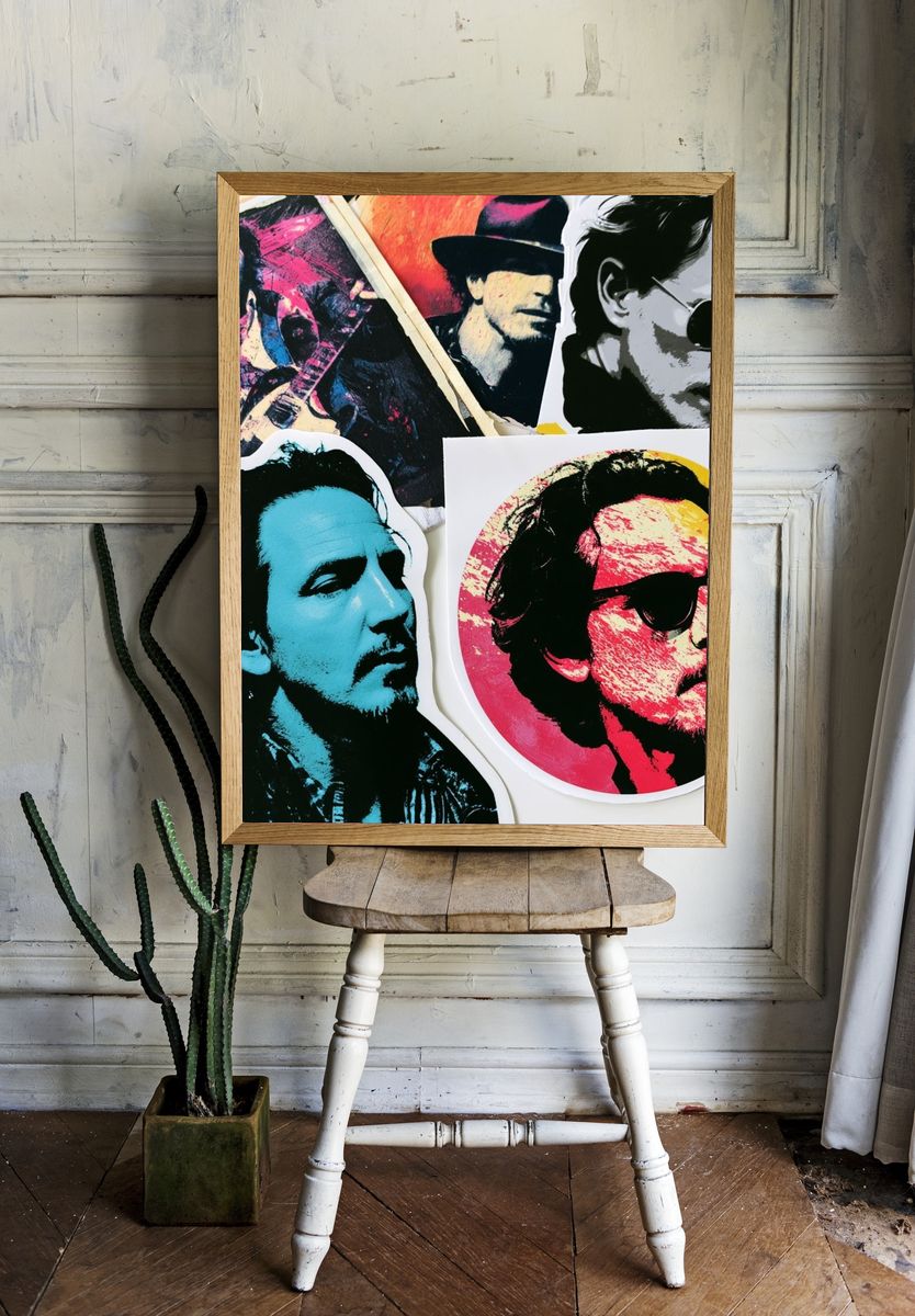 Pop Art Music Icons Poster. room preview