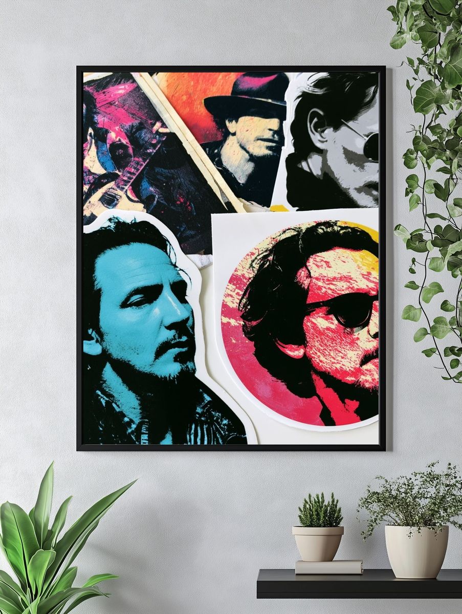 Pop Art Music Icons Poster. — room view 4
