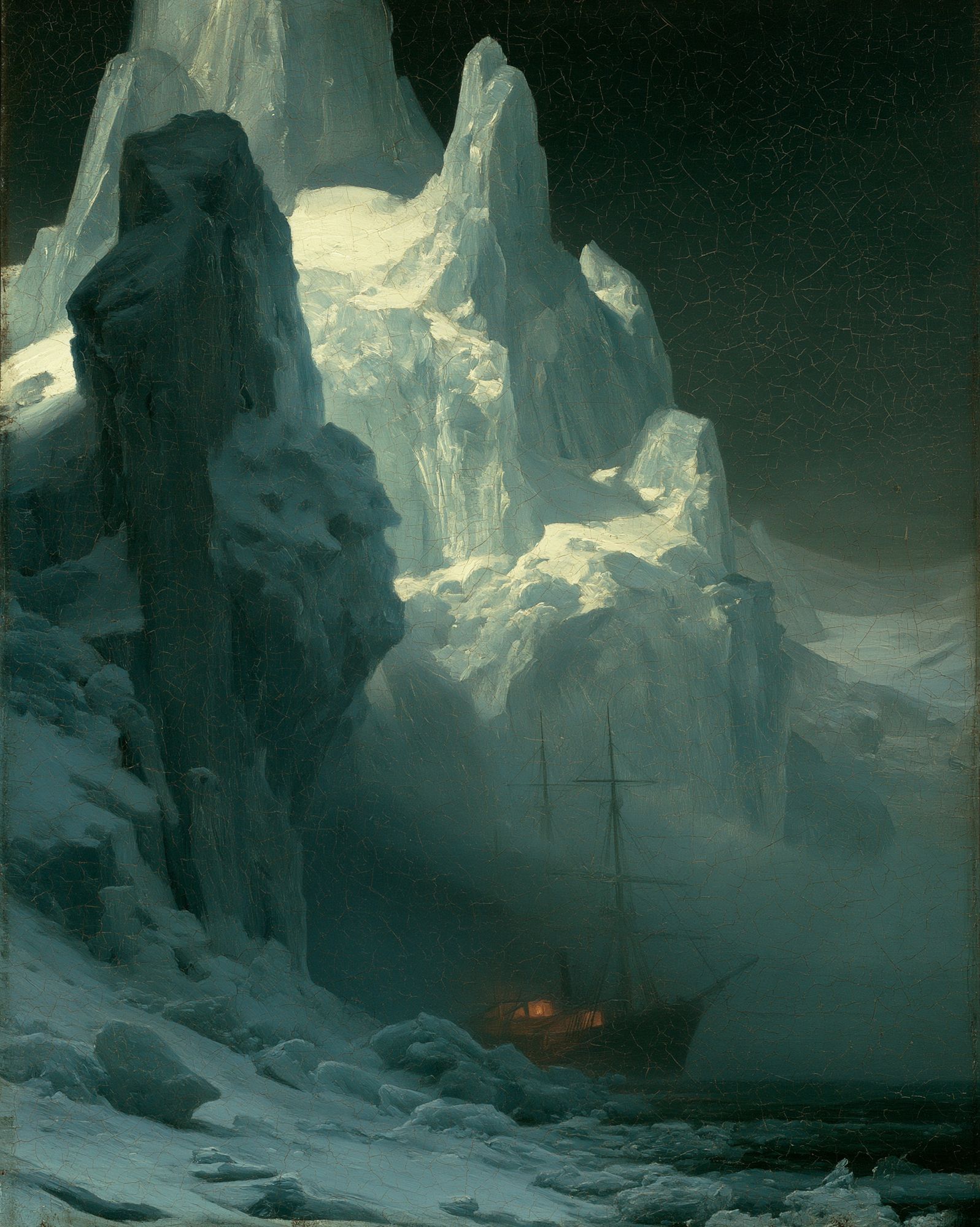 Arctic Iceberg Landscape Print. poster — fine-art art